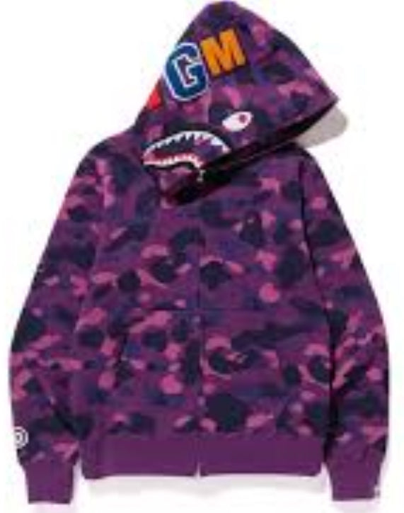 Purple Bape Zip