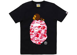 Bape Milo ABC Camo pink Tee