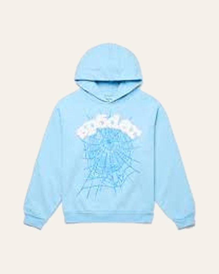 Web Hoodie — Sky Blue