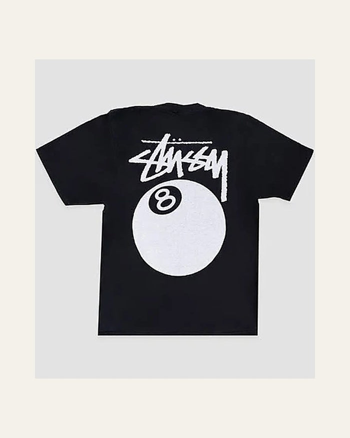 8-Ball Pigment-Dyed Tee — Black