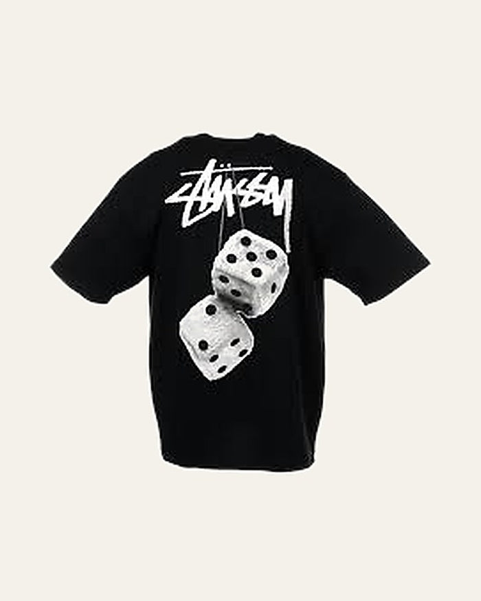 Fuzzy Dice Tee — Black