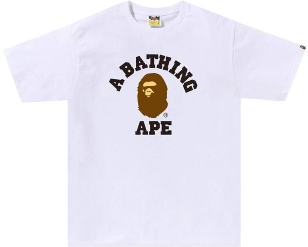 BAPE College White Tee
