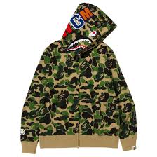 Green Camo Bape Zip