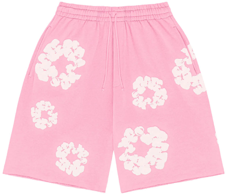 Denim Pink Shorts