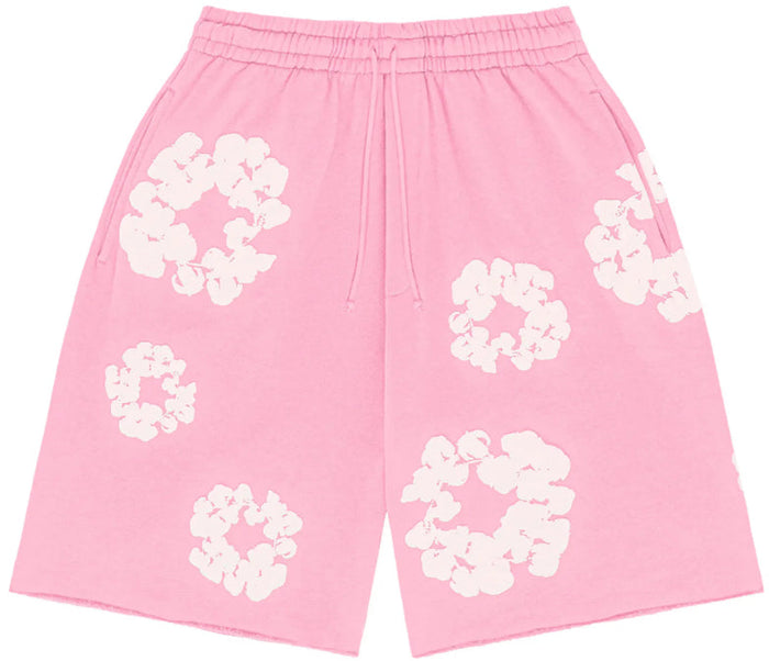 Denim Pink Shorts