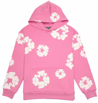 Denim Tears Cotton Wreath Hoodie — Pink