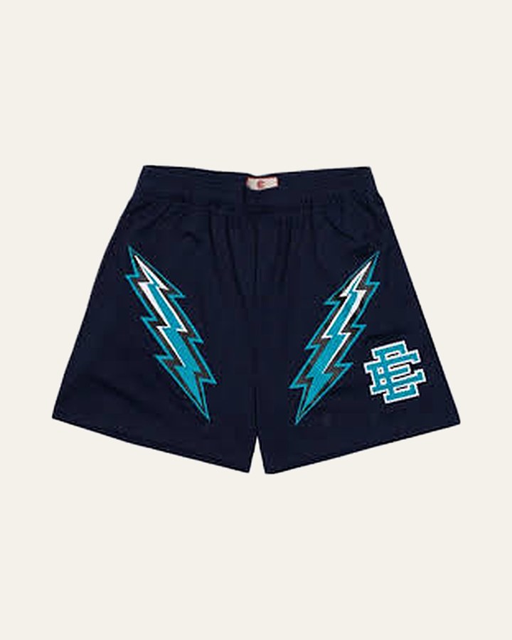EE Lightning Bolt Short — Navy / Black / Teal