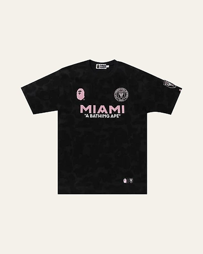 Inter Miami CF Camo Tee — Black