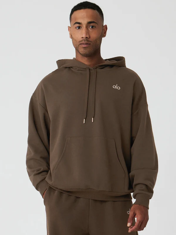 Alo Yoga Accolade Hoodie — COFFEE