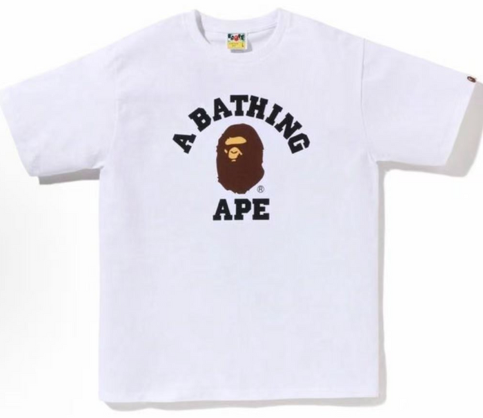 A Bathing Ape Classic Logo T-Shirt — White